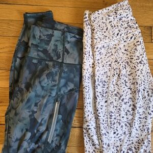 Athleta Rainier Tights Set (2), Size Small